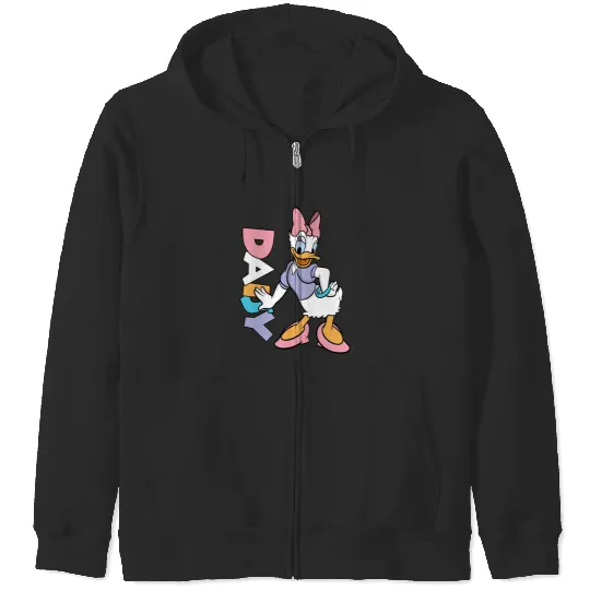Daisy Duck Zip Hoodies, Disney  Zip Hoodies