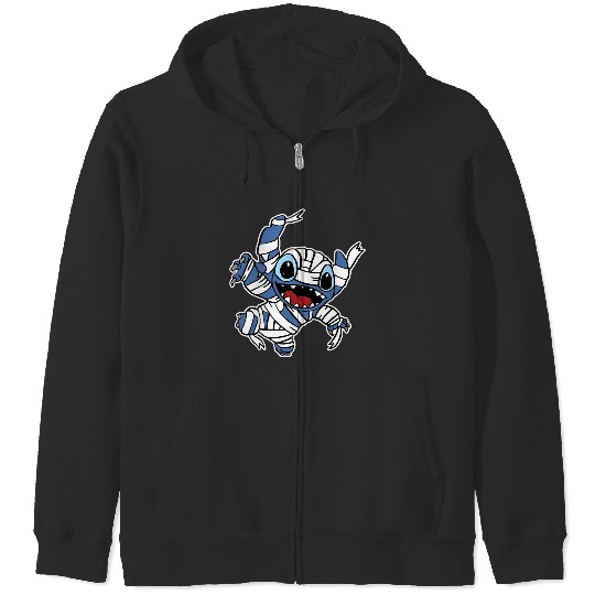 Stitch Mummy Disney Halloween Zip Hoodies