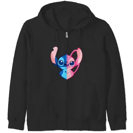 Stitch  Zip Hoodies, Disney Stitch and Angel Zip Hoodies, Lilo and Stitch Zip Hoodies