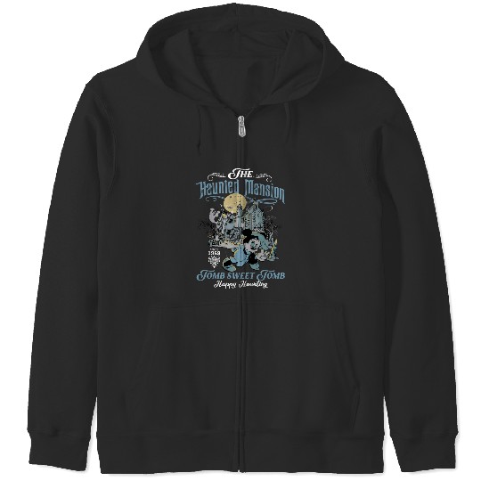 The Haunted Mansion Retro Zip Hoodies, Vintage Disney Ride Zip Hoodies