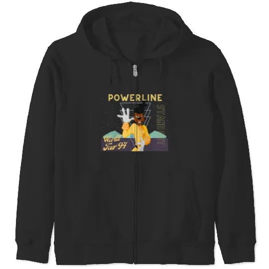 Disney Powerline World Tour 94 Zip Hoodies 4 | Disney Zip Hoodies | A Goofy Movie Zip Hoodies | Unisex | Anime Manga Vintage