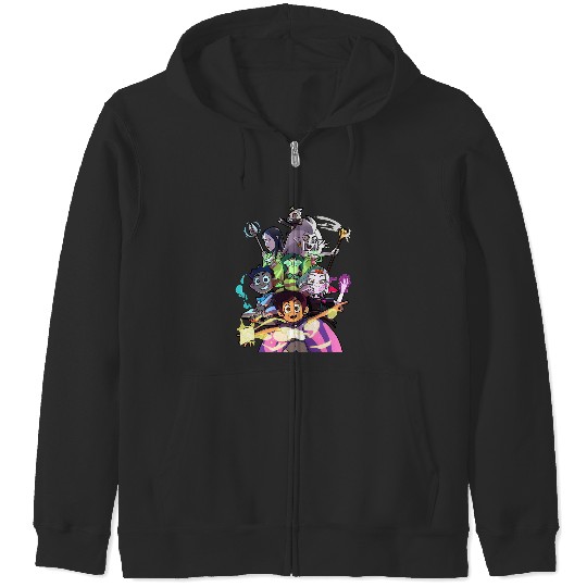 Disney Vintage Owl House Zip Hoodies, The Owl House All Characters Zip Hoodies