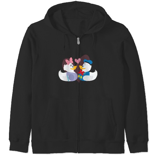 Rubber Ducky Love - Daisy and Donald - Disney - Zip Hoodies