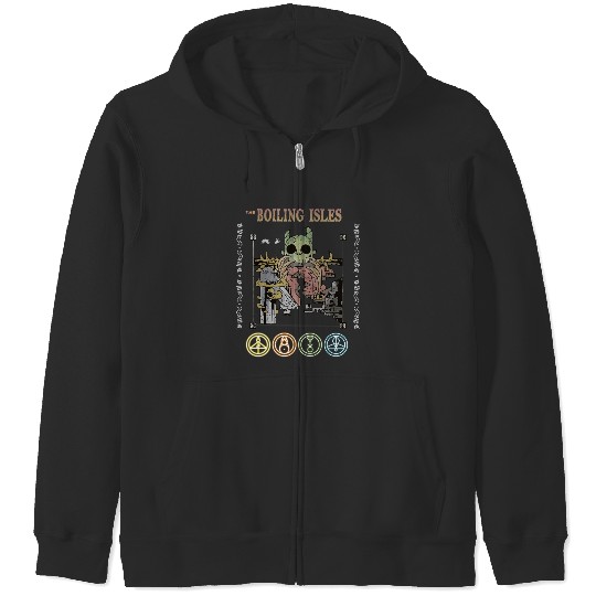 The Boilng Isles Zip Hoodies, Boilng Isles The Owl House Zip Hoodies, Disney Zip Hoodies,