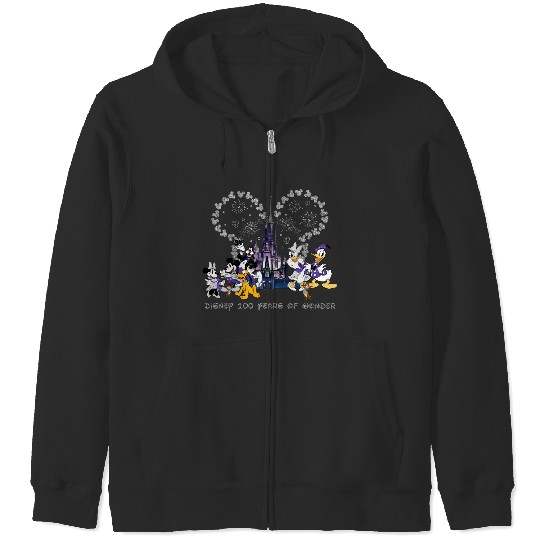 Mickey And Friends Zip Hoodies, Disney 100th Anniversary Zip Hoodies, Disney 100 Years of Wonder