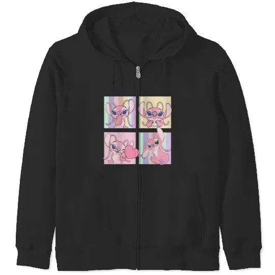 Retro Disney Angel Zip Hoodies, Stitch and Angel Zip Hoodies