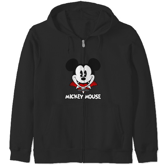 Mickey Vampire Dracula Big Face Zip Hoodies Disney Summer Trip Zip Hoodies