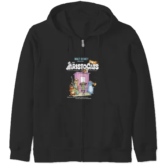 Disney The Aristocats Cats Playing Piano Zip Hoodies Unisex Zip Hoodies Adult Zip Hoodies