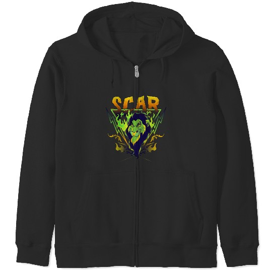 Disney The Lion King Villains Rock Band Scar Zip Hoodies, Disney Birthday Zip Hoodies
