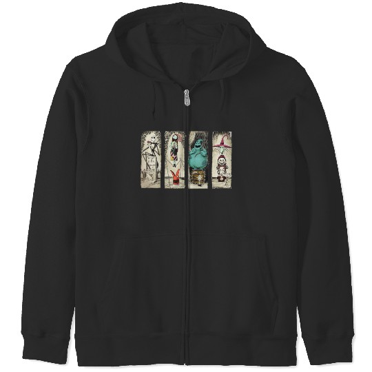 Retro Haunted Mansion The Nightmare Before Christmas Zip Hoodies, Disney Halloween  Zip Hoodies