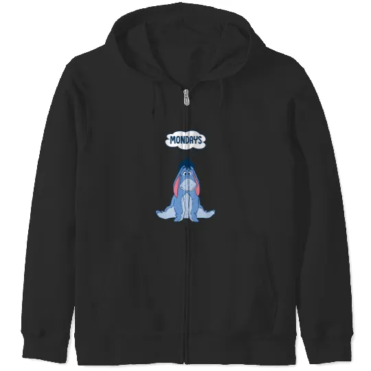 Disney Pooh Mondays Eeyore Zip Hoodies