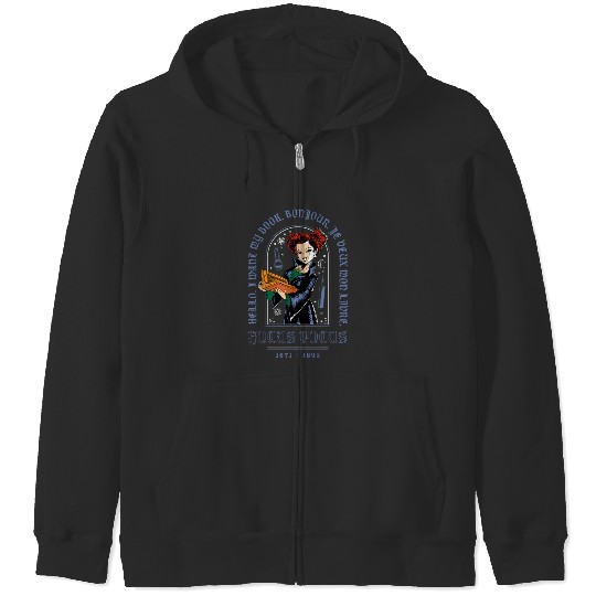 Discover Disney Hocus Pocus Halloween Winifred Sanderson Zip Hoodies