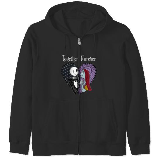 Disney The Nightmare Before Christmas Jack Sally Zip Hoodies