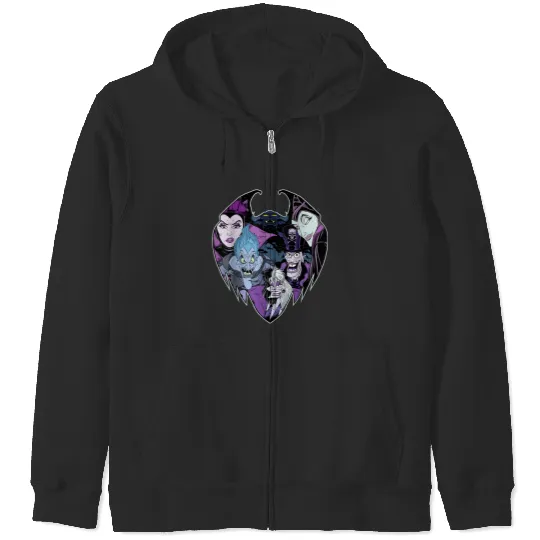 Disney Villains Evil Crew Zip Hoodies