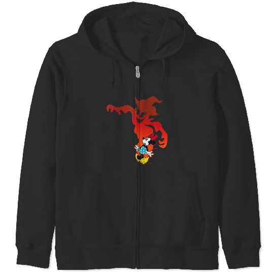 Discover Disney Minnie Mouse Halloween Spooky Scary Shado Zip Hoodies