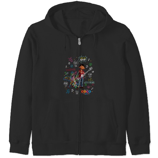 Discover Disney and Pixars Coco Miguel and Dante Seize Yo Zip Hoodies