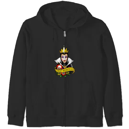 The Evil Trust No Bitch , Snow White Disney Tee Zip Hoodies