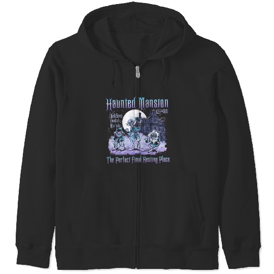 Retro Disneyland Haunted Mansion Zip Hoodies, Disneyland Halloween Zip Hoodies, Disneyworld Zip Hoodies, Disney Halloween Trip Zip Hoodies, Disney Family Zip Hoodies