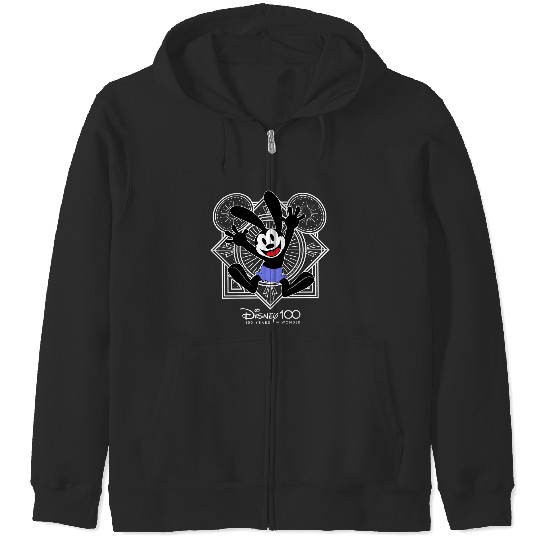 Disney Oswald The Lucky Rabbit Zip Hoodies, Oswald Zip Hoodies, Disney 100 Years of Wonder Zip Hoodies, Disneyland 100th Anniversary Zip Hoodies