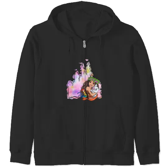 Princess Moana Zip Hoodies, Moana Magic Kingdom Zip Hoodies, Disney Zip Hoodies, Disneyland Zip Hoodies