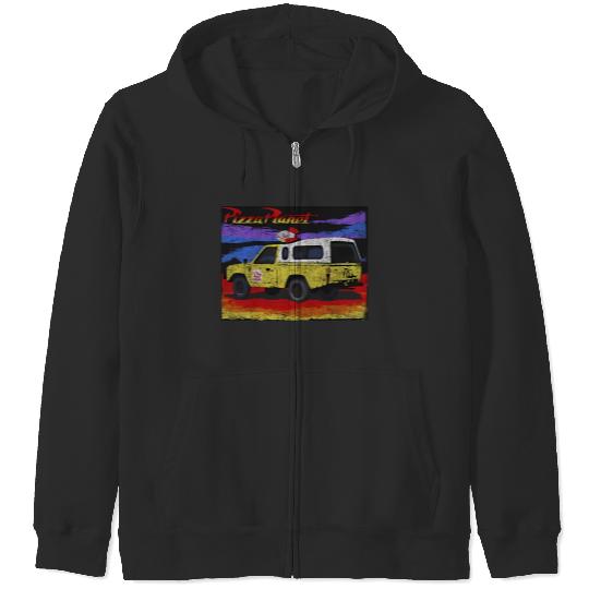 Disney Pixar Toy Story Pizza Planet Truck Distressed Zip Hoodies,