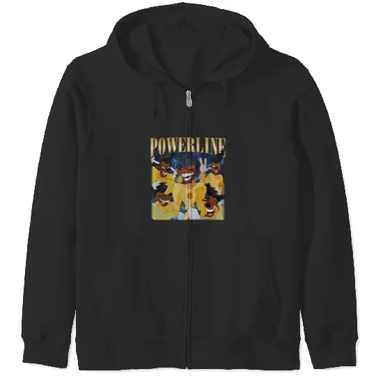 Vintage Disney Powerline Zip Hoodies, Powerline Stand Out Tour, Powerline Goofy Movie