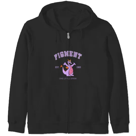 Disney Figment Zip Hoodies, Figment Est 1983 Zip Hoodies, Figment Zip Hoodies