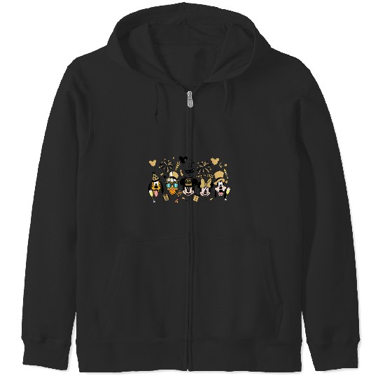 Mickey and Friends Disney Happy New Year Zip Hoodies, WDW Disneyland Family Vacation 2024