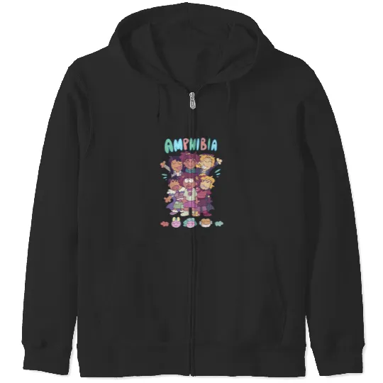 Disney Amphibia Zip Hoodies All Characters Unisex Zip Hoodies Adult Zip Hoodies Kid Zip Hoodies, Disney Zip Hoodies, Magic Kingdom Zip Hoodies idea, Disney gift Zip Hoodies