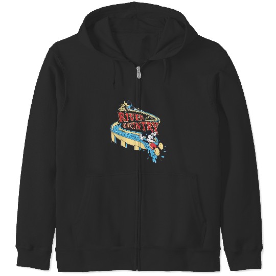 Discover River Country Retro Disney World Zip Hoodies