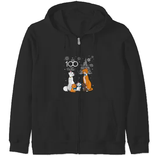 Disney Aristocats Group Characters Zip Hoodies