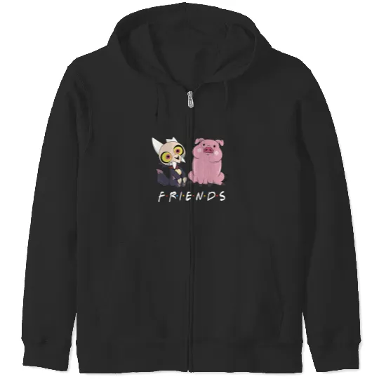 Disney Channel Gravity Falls Waddles & King The Owl House Friends Zip Hoodies