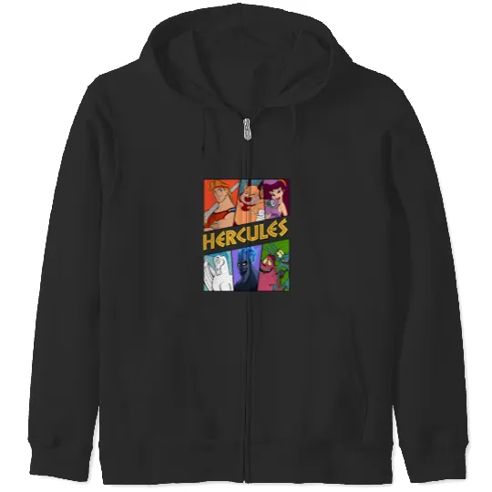 Vintage Hercules Zip Hoodies Disney Hercules Megara Hades Zip Hoodies