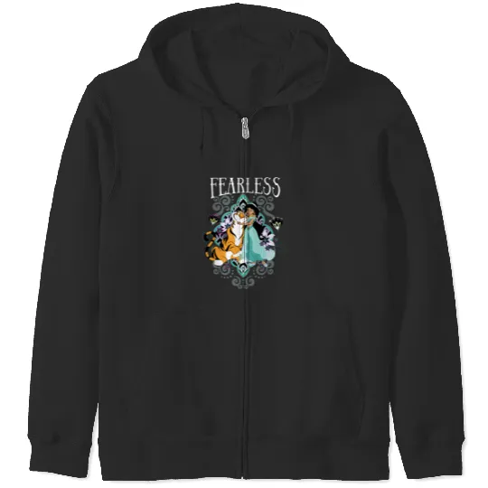 Princess Jasmine Alladin Zip Hoodies, Disney Character Zip Hoodies