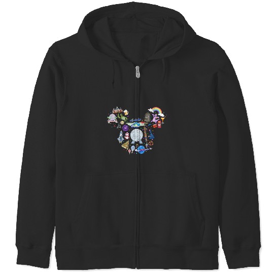 Disney Epcot Zip Hoodies, World Traveler Zip Hoodies, Disney Family Matching Zip Hoodies