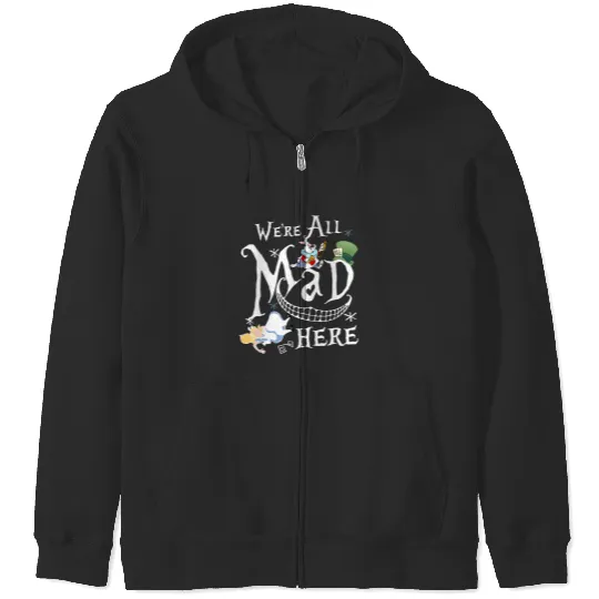 Alice in Wonderland Zip Hoodies, Disney ALice in Wonderland