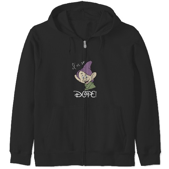 I'm So Dope Zip Hoodies - Dopey Zip Hoodies - Seven Dwarfs Zip Hoodies - Snow White - Disney Zip Hoodies