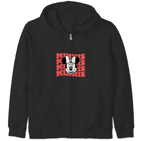 Minnie Mouse Zip Hoodies, Minnie Zip Hoodies, Disney Lover Zip Hoodies, Retro Minnie Zip Hoodies