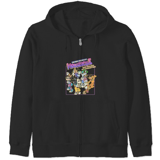 Vintage Disney Mousercise 90's Promotional Zip Hoodies, Disney Zip Hoodies