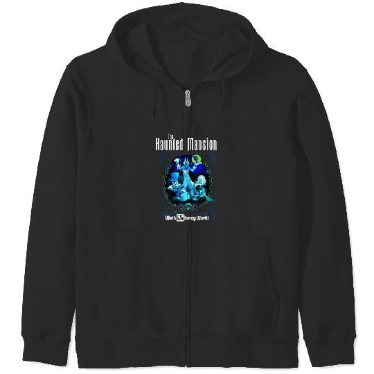 Disney The Haunted Mansion Zip Hoodies, Retro Mickey And Friends