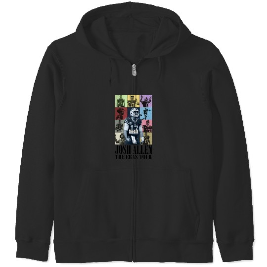 Discover Josh Allen The Eras Tour Zip Hoodies, Josh Allen Zip Hoodies