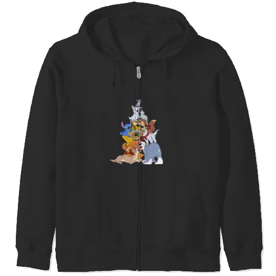 Disney Dogs Zip Hoodies, Disney Dog Mom Zip Hoodies