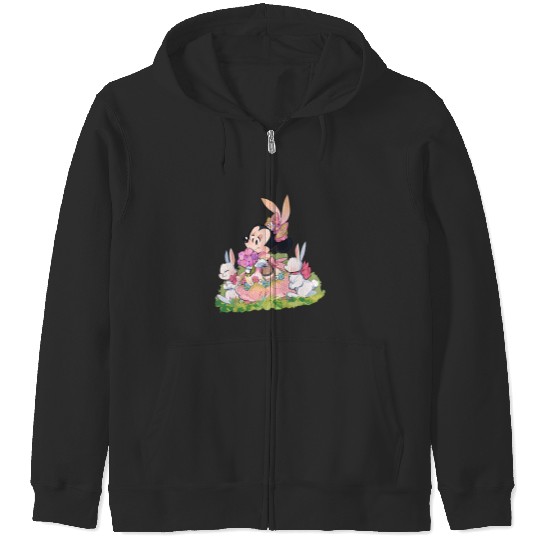Minnie Mouse Easter Zip Hoodies, Disney Easter Zip Hoodies