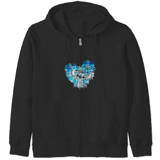 Disney Stitch Zip Hoodies,Ohana Means Family Zip Hoodies, Disney Vacation Zip Hoodies