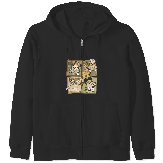 Disney Animal Kingdom Zip Hoodies, Vintage Animal Kingdom Zip Hoodies, Mickey Safari Zip Hoodies,