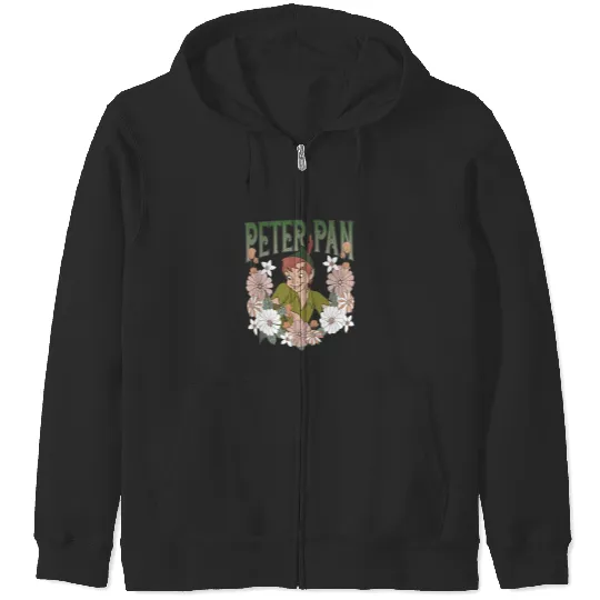 Disney Peter Pan Characters Zip Hoodies, Vintage Disney Peter Pan Zip Hoodies