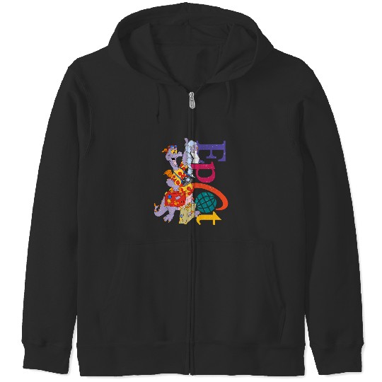 Disney Epcot Figment  Zip Hoodies, Epcot Center Zip Hoodies, Epcot Trip Zip Hoodies