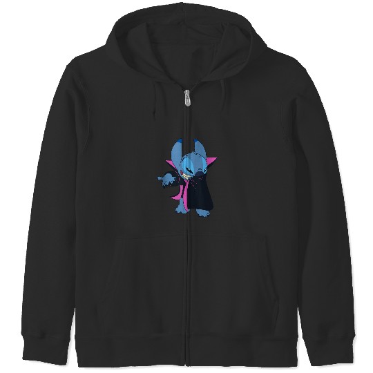 Disney Lilo Stitch Halloween Stitch Vampire Costume Zip Hoodies