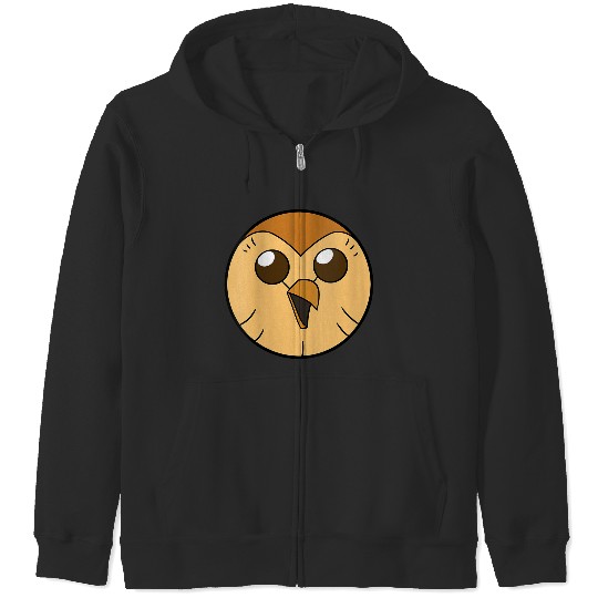 Disneyss Channel The Owl House Hooty Zip Hoodies