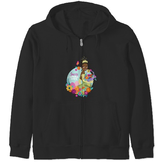Disneyss The Princess And The Frog Easter Tiana Spring Days Zip Hoodies